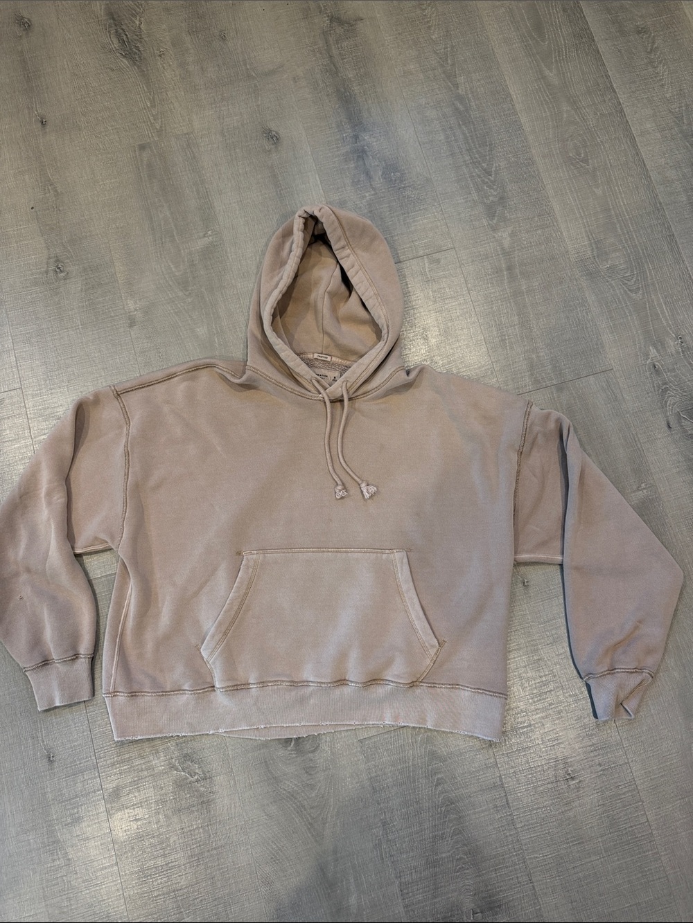 Abercrombie & Fitch Tan Hoodie Pullover
